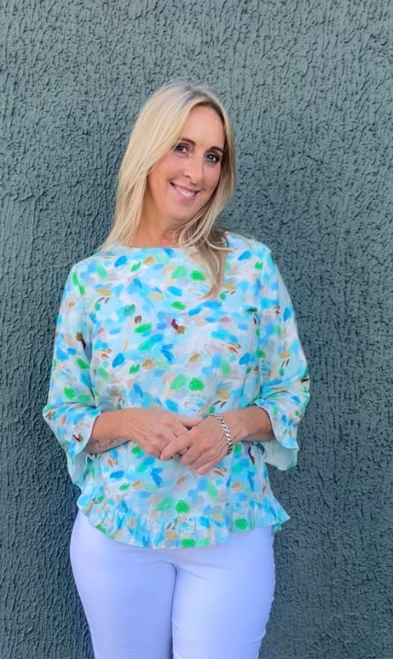 Thumbnail: Painted Floral Blouse