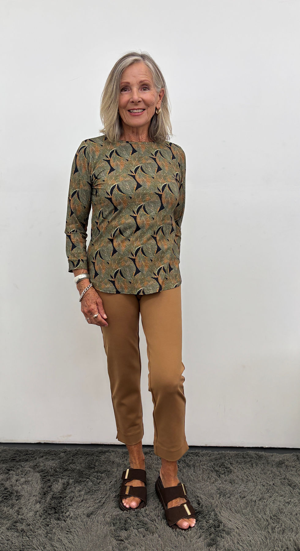Thumbnail: Autumn Leaves Viscose Tee