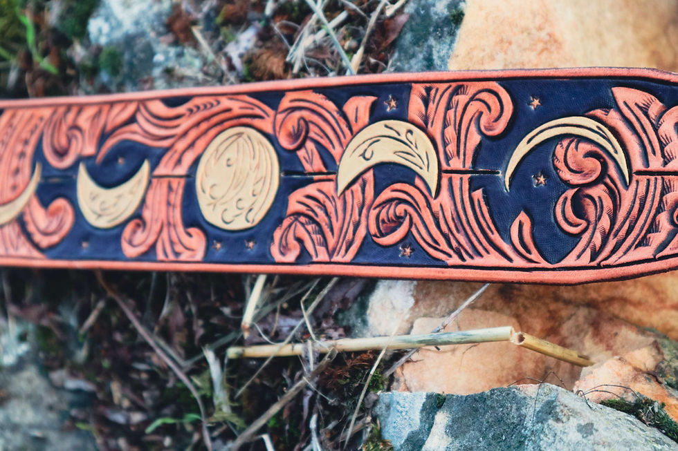 Miniature : Sangle guitare Sam's straps "Moon cycles"