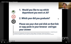 'Climate Change and Us : A discussion'