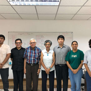 Dr. Parthasarathi Shome and Dr. Carlos Moreno-Leguizamon visits SMARTS Center
