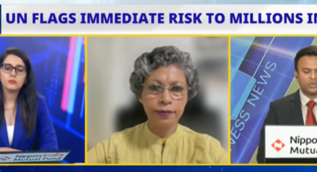 Prof. Joyashree on TV with ET Now