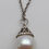 Thumbnail: Tiffany silver and pearl necklace