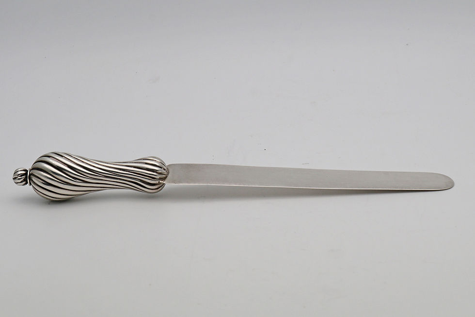 Thumbnail: Victorian silver combination paper knife & pencil by Sampson Mordan