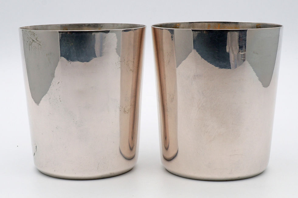Thumbnail: Rare 19th Century Portuguese silver beakers