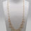 Thumbnail: Moonstone gold fringe necklace