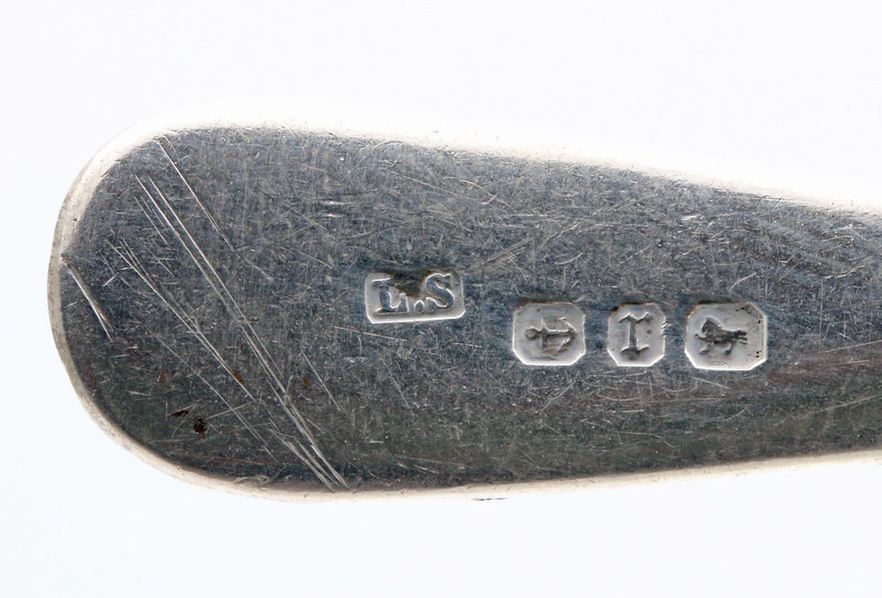 Thumbnail: Set of Levi and Salaman silver spoons