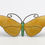 Thumbnail: Fabulous Atkins large silver and enamel butterfly brooch
