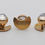 Thumbnail: Early 20th century moonstone dress studs