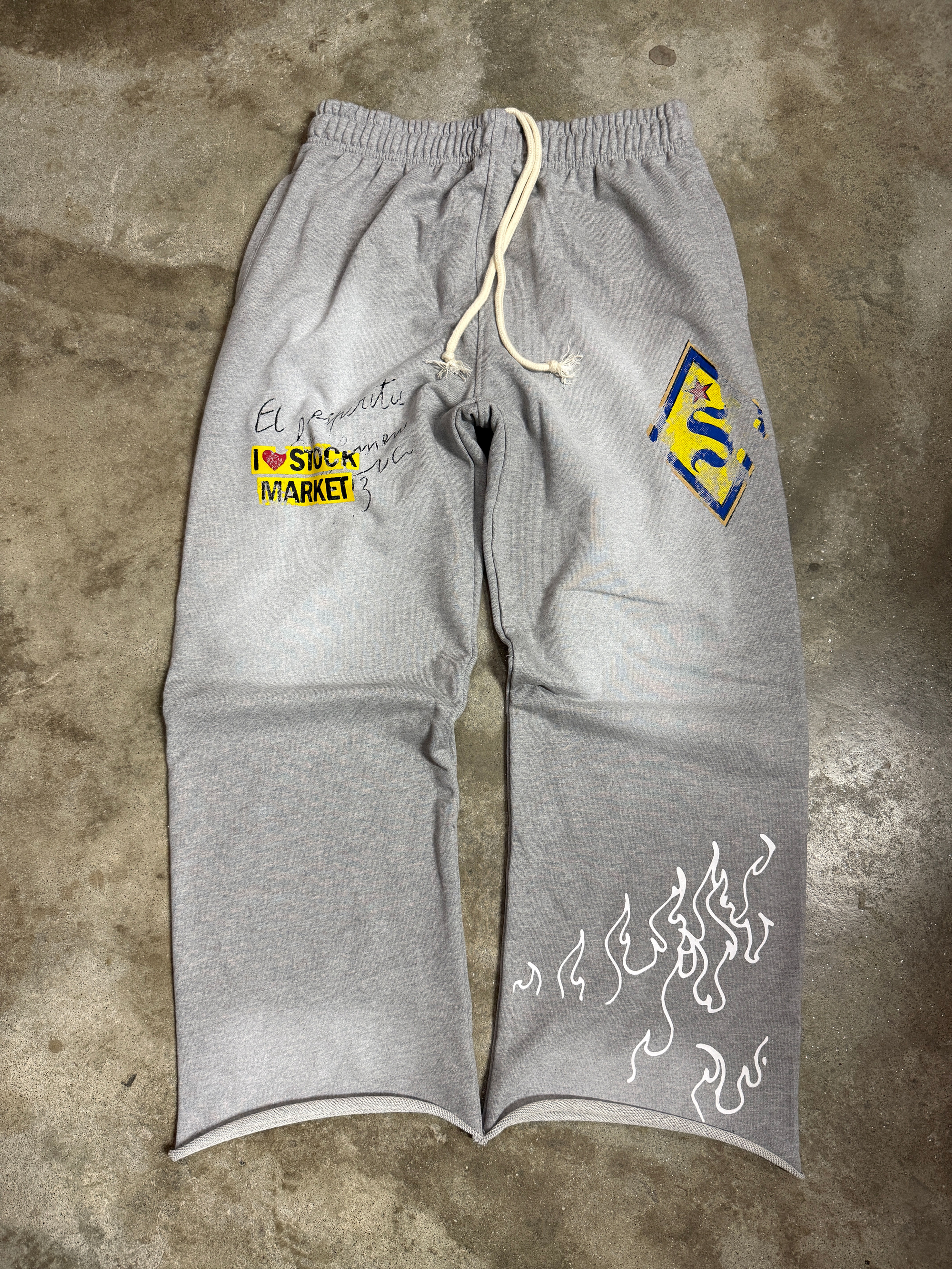 Flame thrower sweatpants 