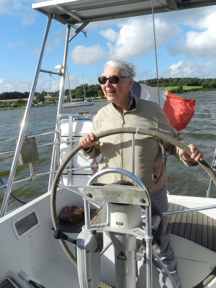 La marraine du bateau !
