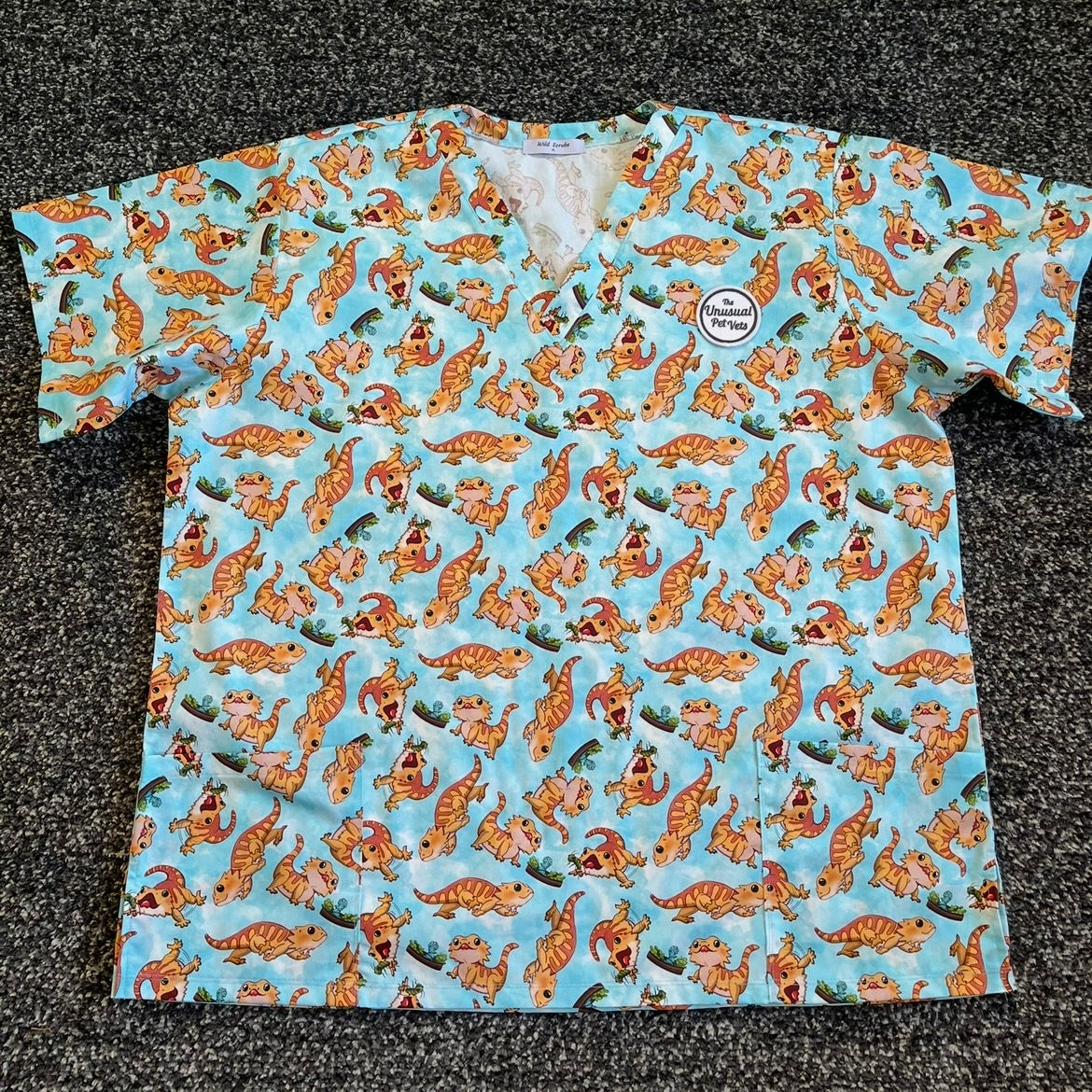 Bearded Dragon Scrubs (Pre-Made)