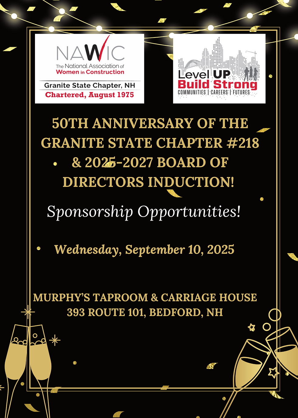 Sponsorship Campaign: NAWIC Granite State Chapter 50th Anniversary & Induction Ceremony