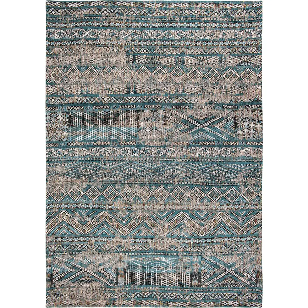 9110 Zemmuri Blue Contract Rated Area Rug
