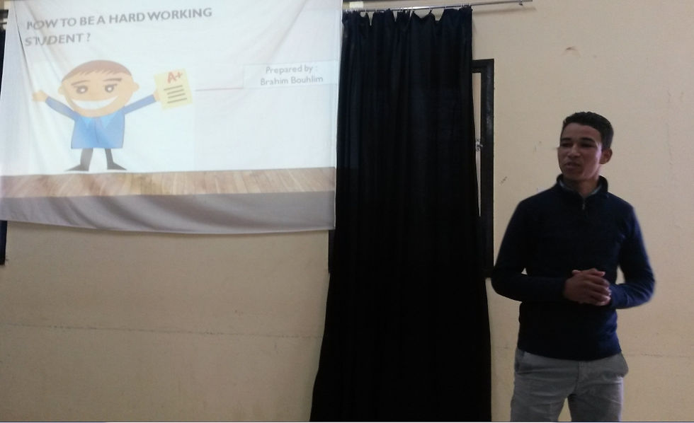 presenting at the show