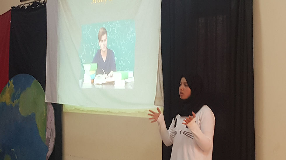 Presenting at the show