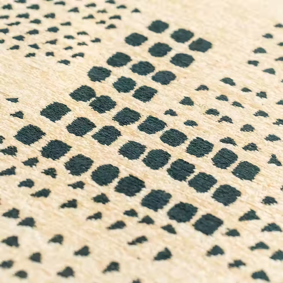 Thumbnail: 2076 SCOTS PINE close up image of beige and green rug