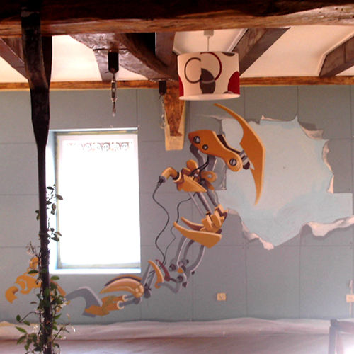 Fresque chez un particulier.