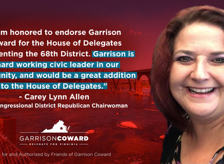 Carey Lynn Allen Endorses Garrison