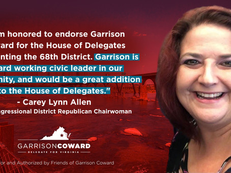 Carey Lynn Allen Endorses Garrison