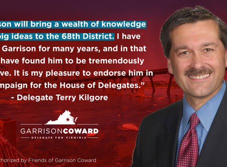 Del. Terry Kilgore endorses Garrison