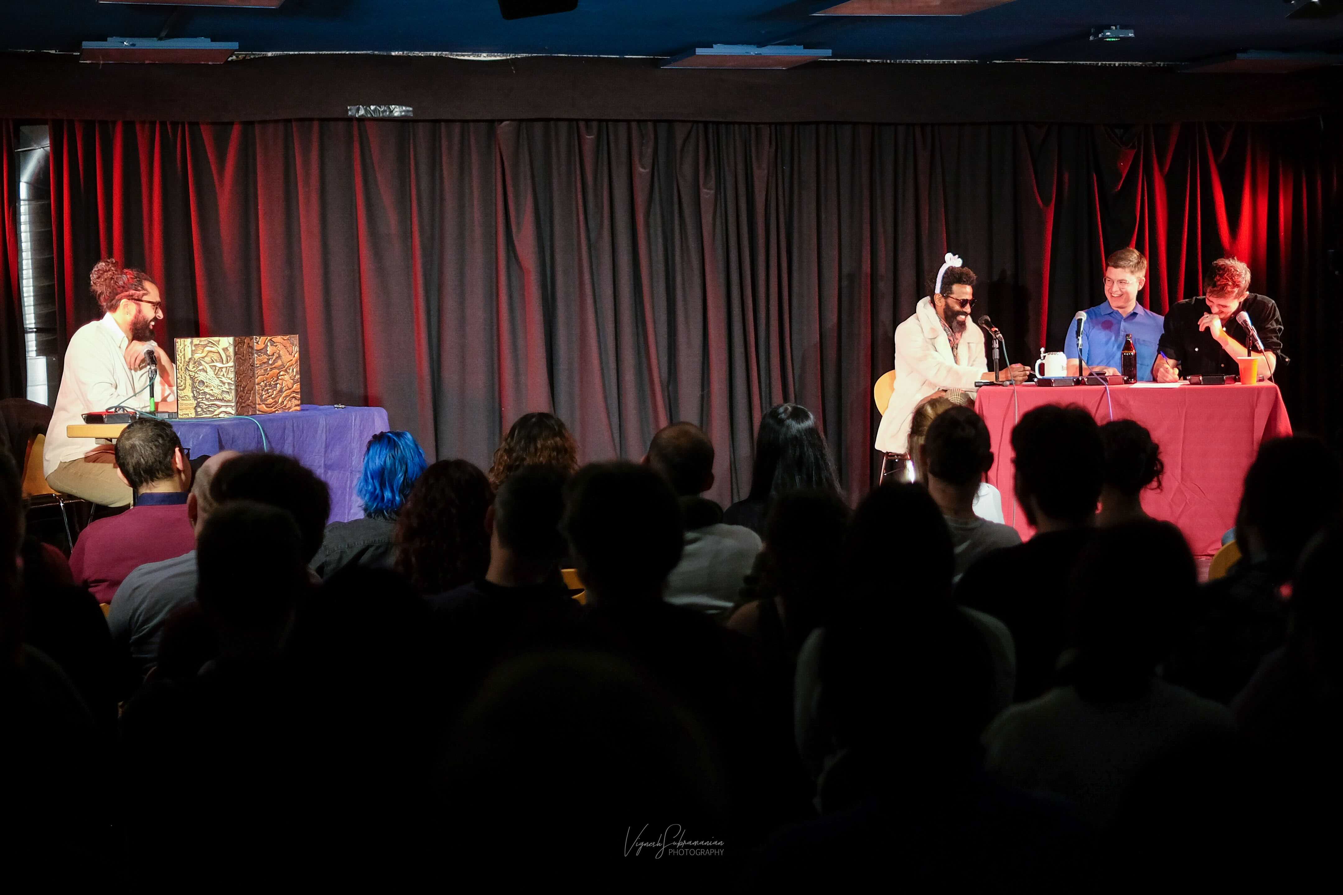 DnD comedy show – performers on stage