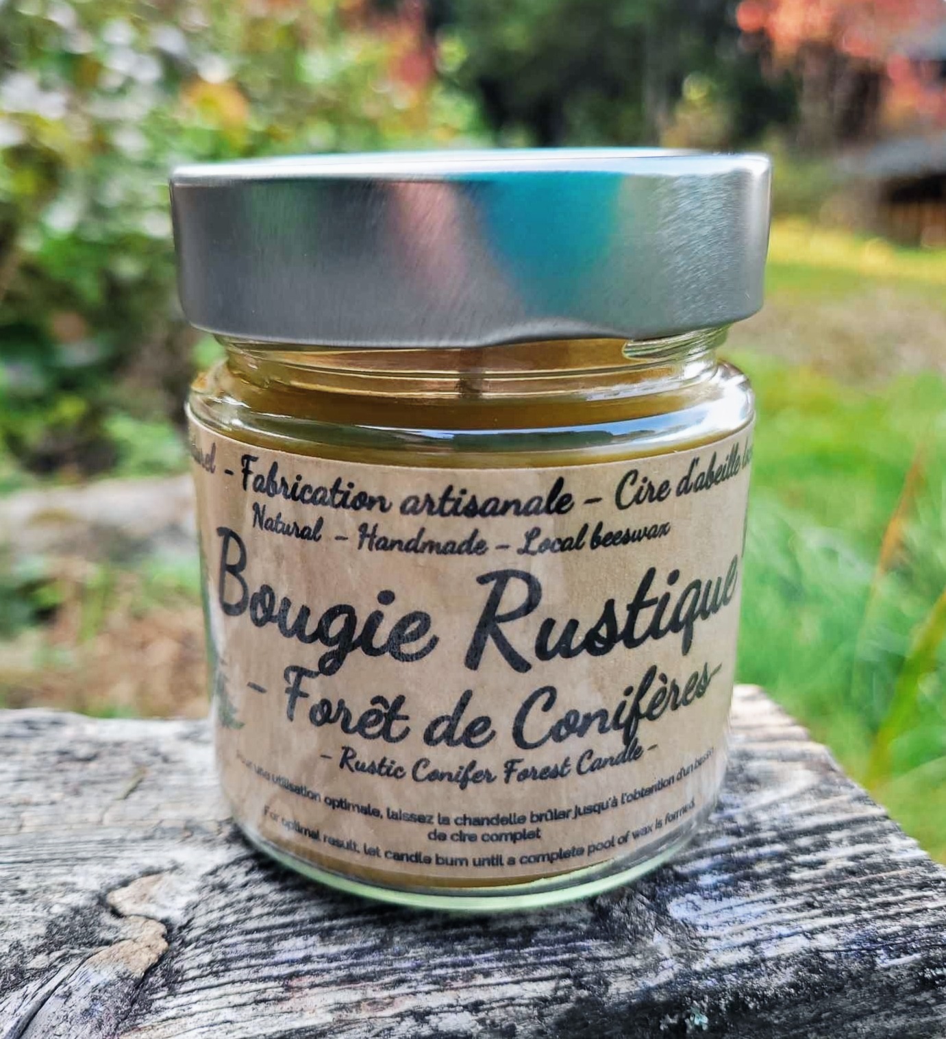 Bougie Rustique: Conifère