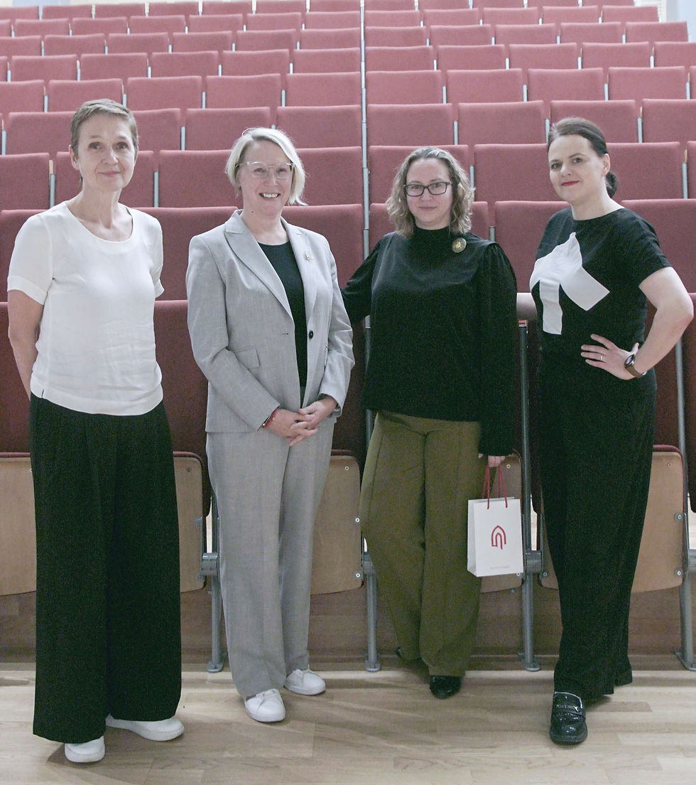 Vasakult: Katrin Aava, Mailis Neppo, Aija Sakova, Merli Vajakas