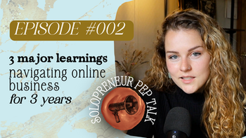 How to Keep Up & Stand Out as an Online Creative Business in 2024 (Solopreneur Pep Talk Ep. #002)