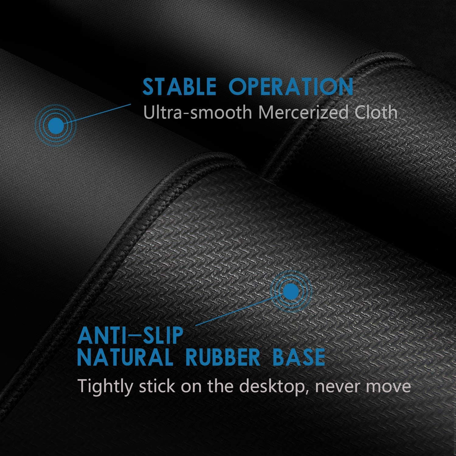 Premium Mouse Pad With Stitched Edges