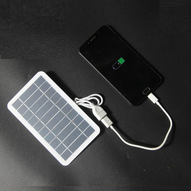 Portable 2W Solar Panel USB Charger