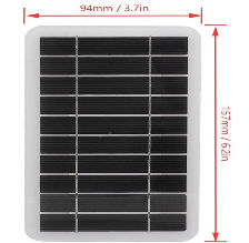 Thumbnail: Portable 2W Solar Panel USB Charger