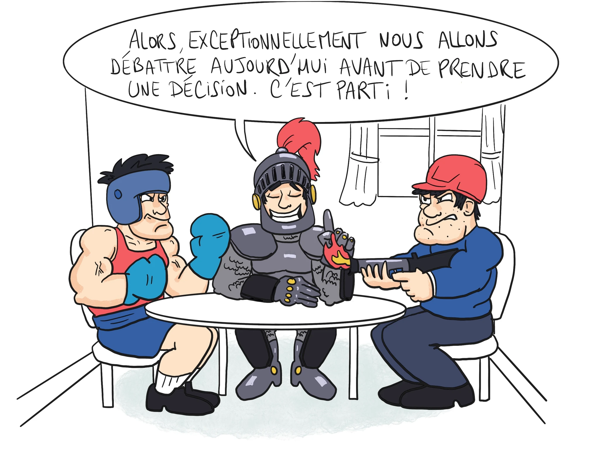 saynète humoristique conflits concertation