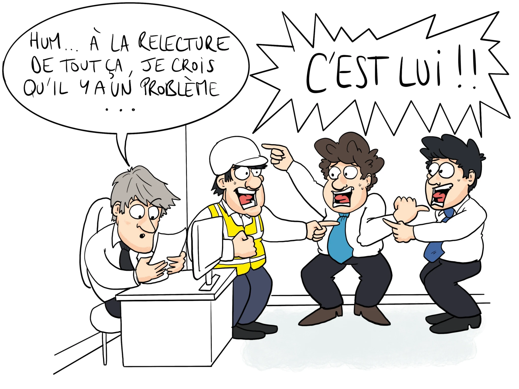 saynète humour manque de prise de responsabilité