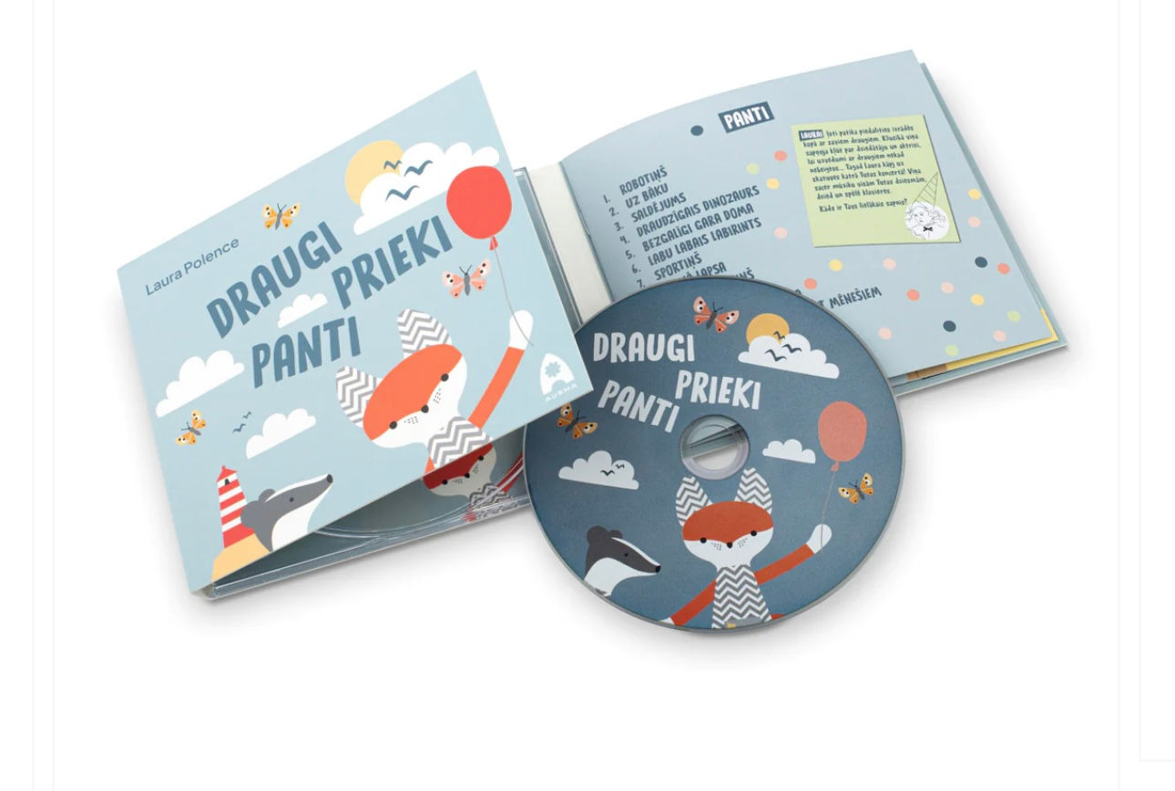 TUTAS LIETAS dziesmu albums  bērniem "Draugi, prieki, panti"