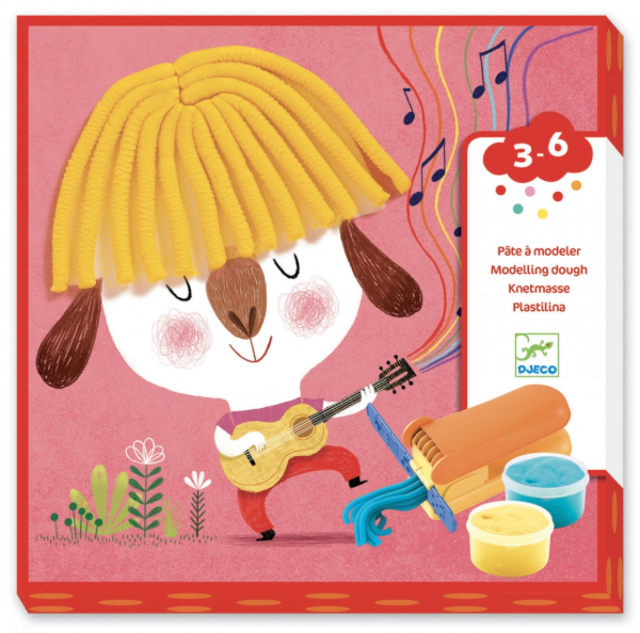 DJECO Plastilīns modelēšanai - Lokas un mati