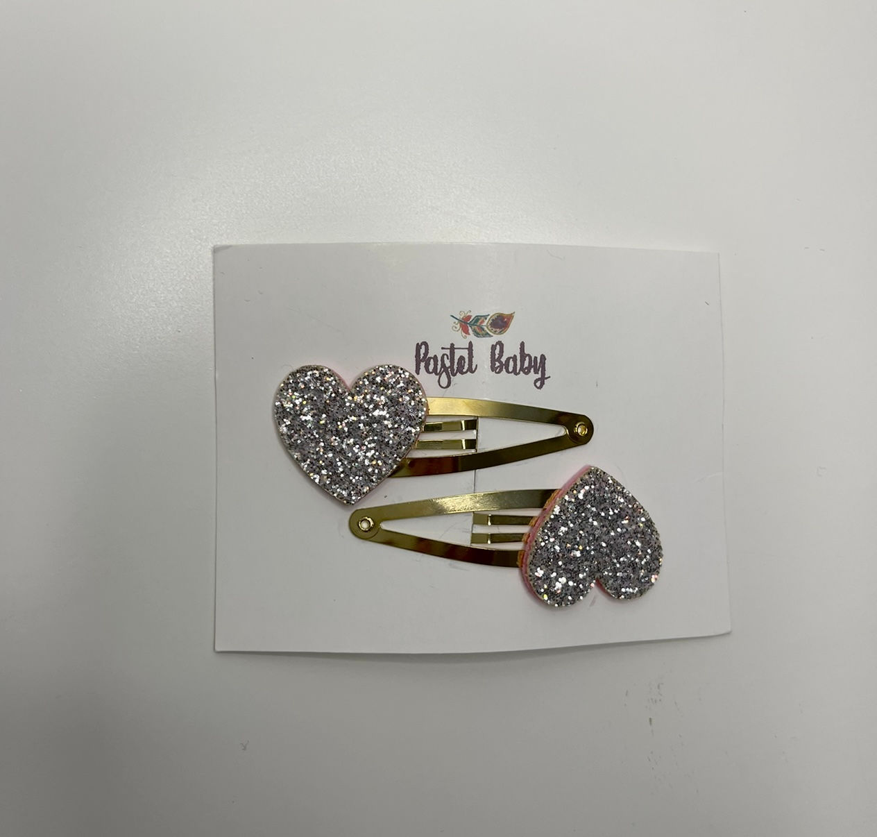 Sirsniņsprādzes SILVER 2gab