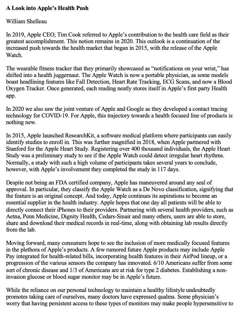 Written by William Shelleau & Edited by Allison Green