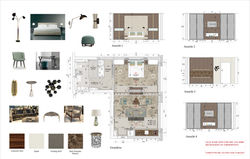 150831 Palais Varnhagen_W4.2_Appartement Grundriss_Ansichten A0