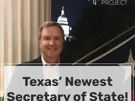 Texas Welcomes a Newly Appointed Secretary of State