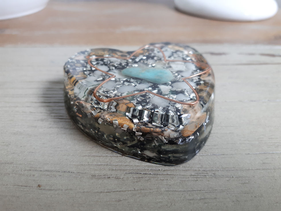 Thumbnail: Met amazoniet & leopardskin jaspis