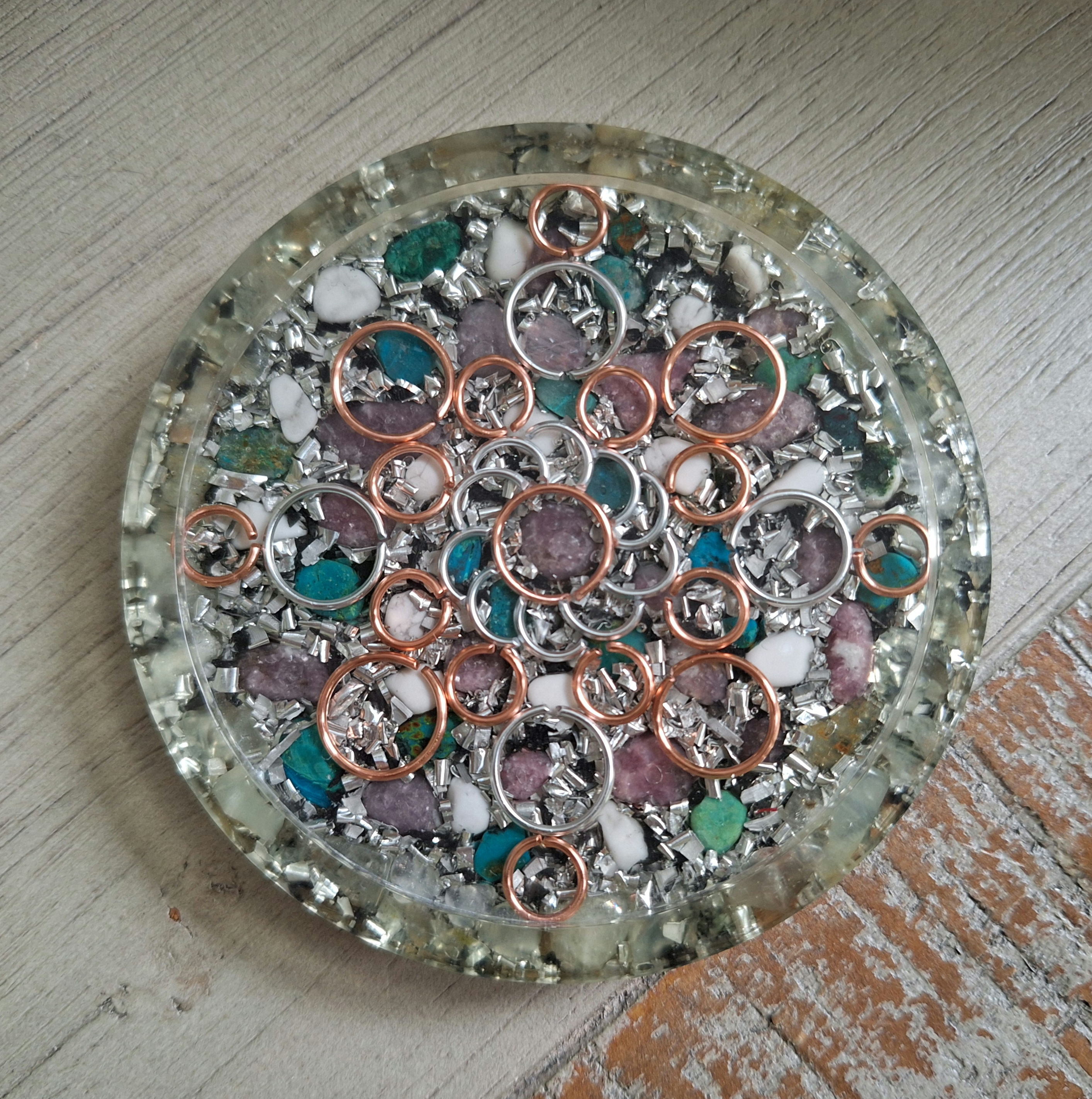 Met prehniet & lepidoliet