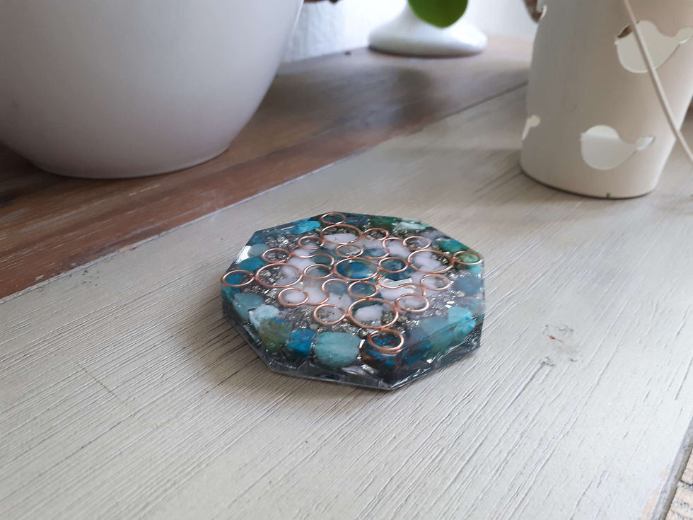 Thumbnail: With blue agate & chrysocolla