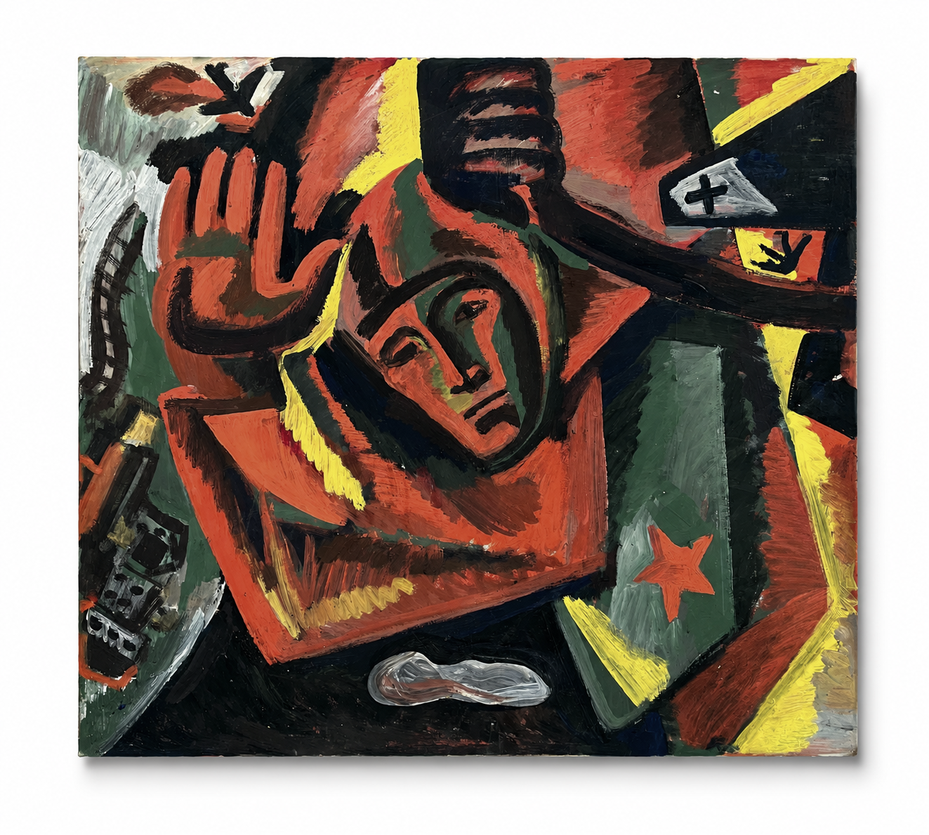 "Untitled" by Eleonora Zharenova, 67 x 60 cm, 1961