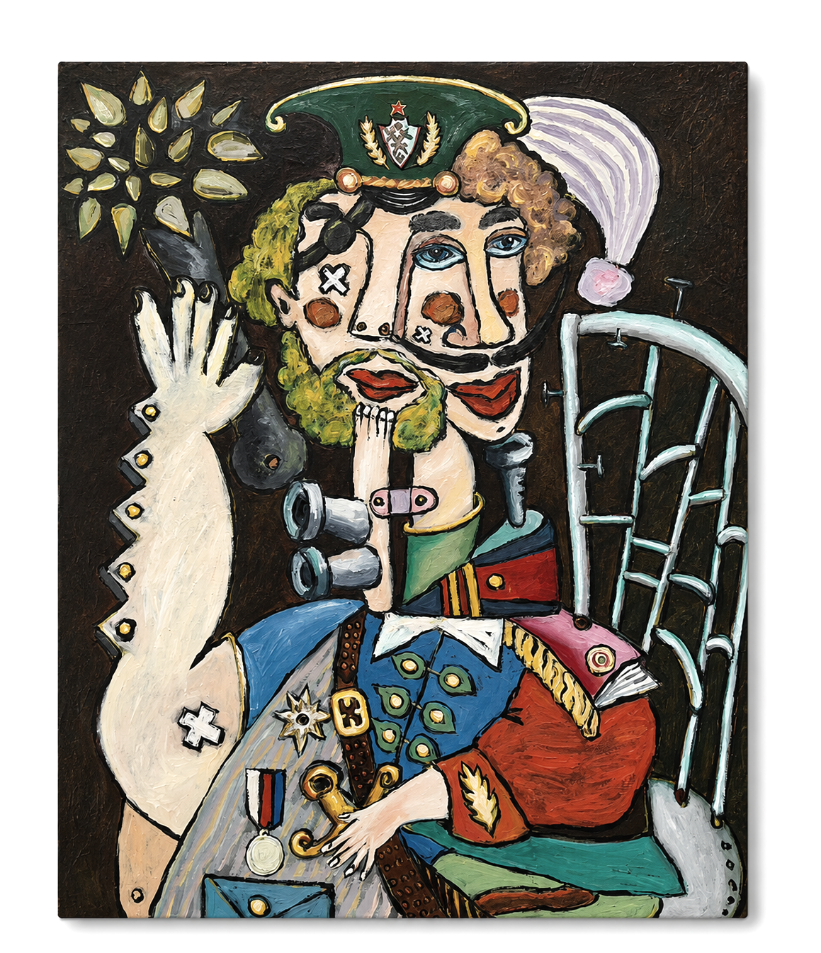 "Portrait of a General" by Sergey Gorshkov, 80 x 100 cm, 1993