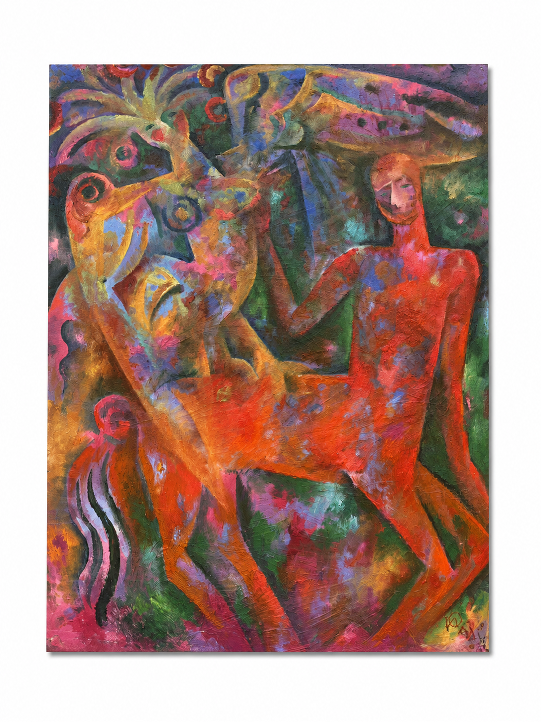 "Centaur" by Yuri Ivanov, 116 x 160 cm, 1968