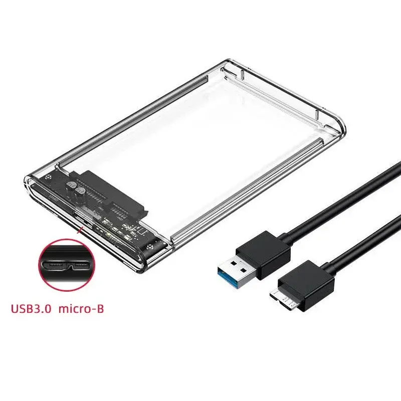 Thumbnail: USB 3.0/Type C HDD Enclosure 2.5 Inch SATA SSD External Hard Drive Case With