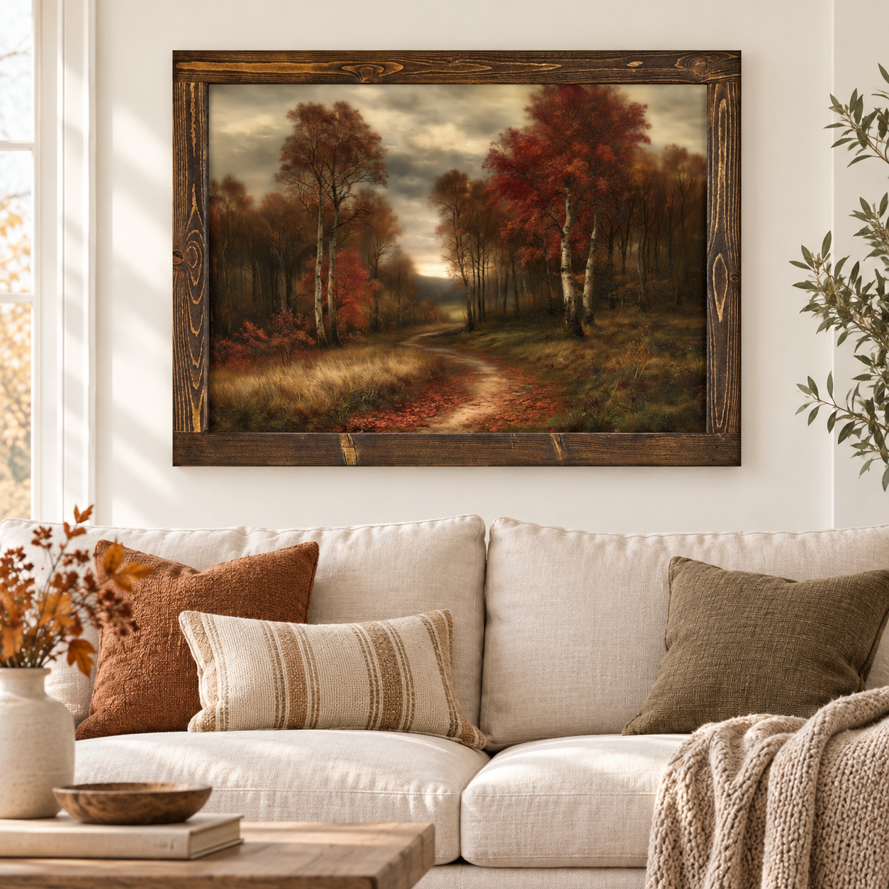 Evening in the Autumn Woods