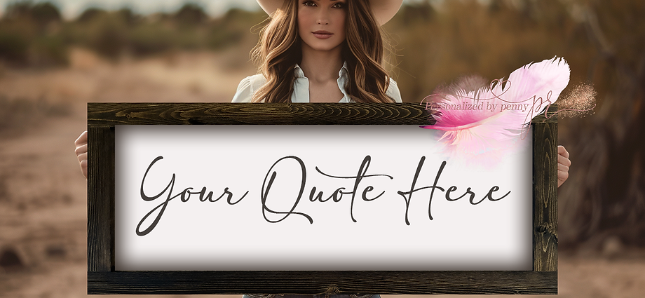 Personalized Canvas Signs