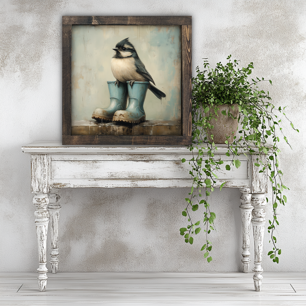 Feathered in Blue